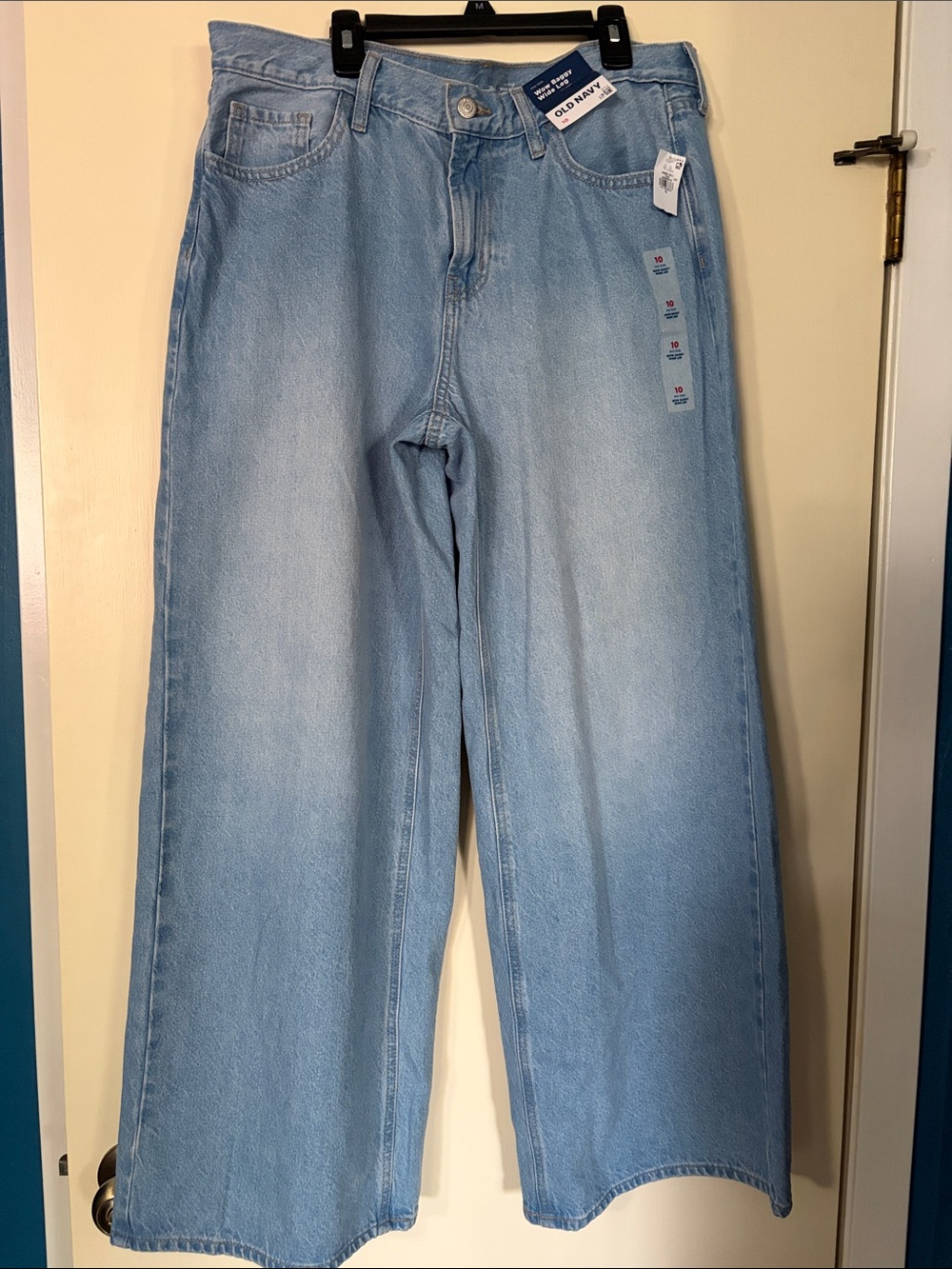 Old Navy Light Blue mid rise WOW Wide-Leg Jeans